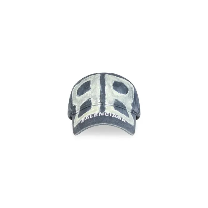 Balenciaga Scarves and Caps WomenMen Bb Sprayed Cap In Grey Grey