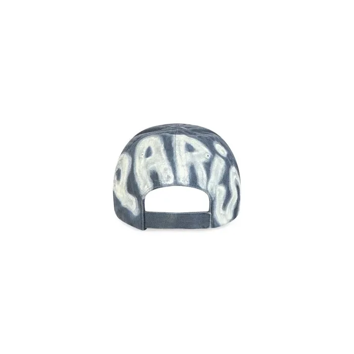 Balenciaga Scarves and Caps WomenMen Bb Sprayed Cap In Grey Grey Balenciaga Scarves and Caps WomenMen Bb Sprayed Cap In Grey Grey