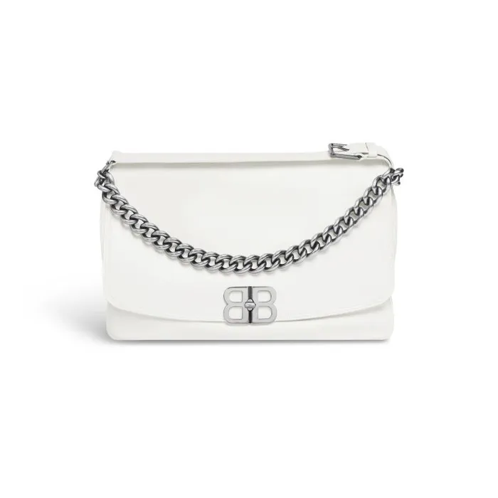 Balenciaga Shoulder Bags Women Women039s Bb Soft Large Flap Bag In Optic White Optic White Balenciaga Shoulder Bags Women Women039s Bb Soft Large Flap Bag In Optic White Optic White