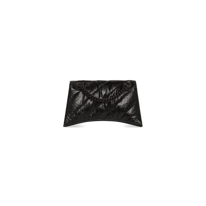 Balenciaga Shoulder Bags Women Women039s Crush Small Chain Bag Quilted In Black Black Balenciaga Shoulder Bags Women Women039s Crush Small Chain Bag Quilted In Black Black