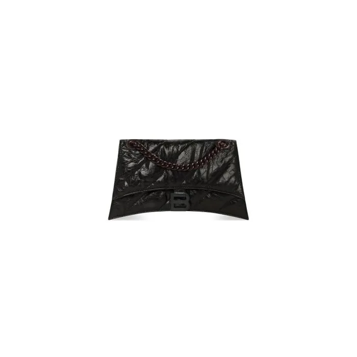 Balenciaga Shoulder Bags Women Women039s Crush Small Chain Bag Quilted In Black Black Balenciaga Shoulder Bags Women Women039s Crush Small Chain Bag Quilted In Black Black