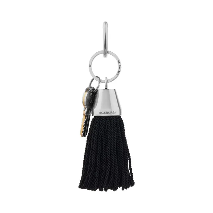 Balenciaga Shoulder Bags Women Women039s Keychain Pompom In Black Black