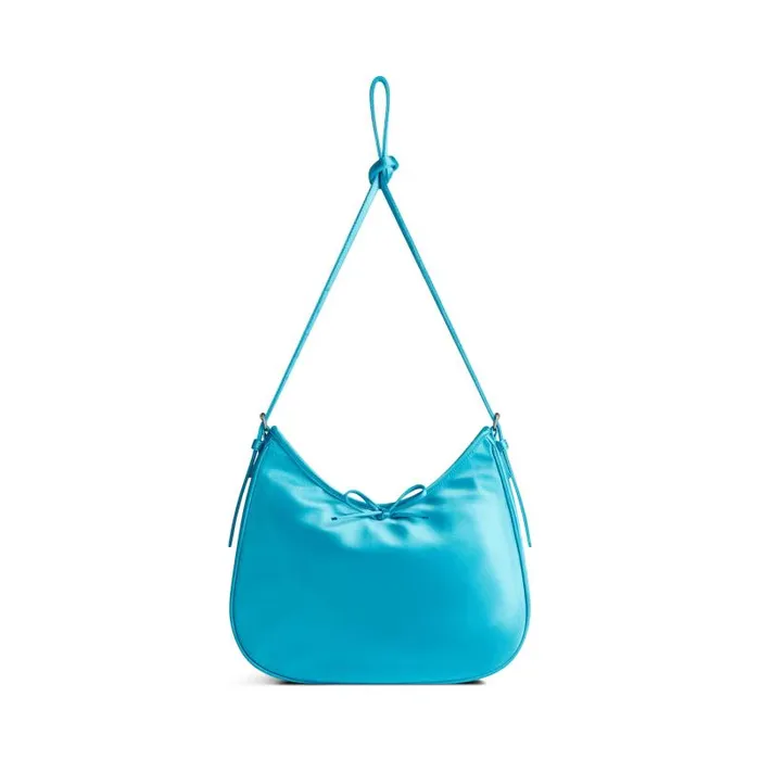 Balenciaga Shoulder Bags Women Women039s Leopolda Small Hobo Bag In Blue Blue Balenciaga Shoulder Bags Women Women039s Leopolda Small Hobo Bag In Blue Blue