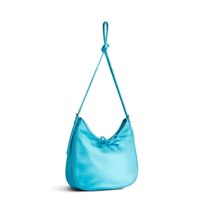Balenciaga Shoulder Bags Women Women039s Leopolda Small Hobo Bag In Blue Blue Balenciaga Shoulder Bags Women Women039s Leopolda Small Hobo Bag In Blue Blue