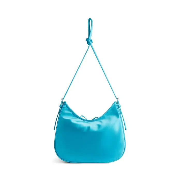 Balenciaga Shoulder Bags Women Women039s Leopolda Small Hobo Bag In Blue Blue Balenciaga Shoulder Bags Women Women039s Leopolda Small Hobo Bag In Blue Blue
