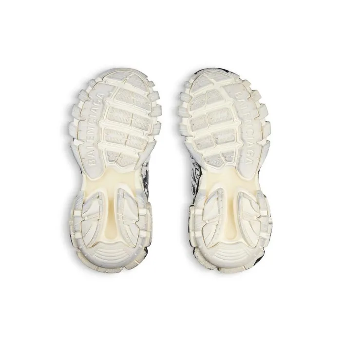 Balenciaga Sneakers Men Men039s Track Graffiti Sneaker In Whiteblack Whiteblack Balenciaga Sneakers Men Men039s Track Graffiti Sneaker In Whiteblack Whiteblack