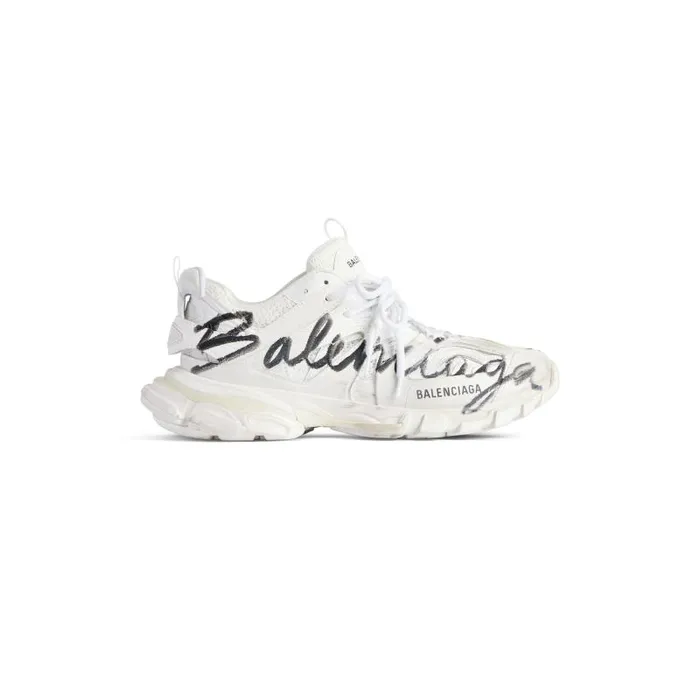 Balenciaga Sneakers Men Men039s Track Signature Sneaker In Whiteblack Whiteblack Balenciaga Sneakers Men Men039s Track Signature Sneaker In Whiteblack Whiteblack