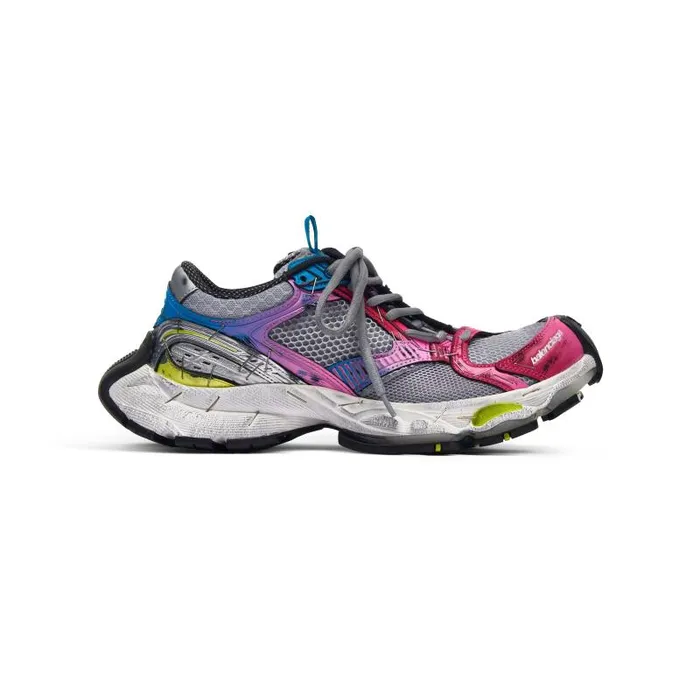 Balenciaga Sneakers Women Women039s Stapler Sneaker In Greybluepinkneon Yellowwhite Greybluepinkneon Yellowwhite Balenciaga Sneakers Women Women039s Stapler Sneaker In Greybluepinkneon Yellowwhite Greybluepinkneon Yellowwhite