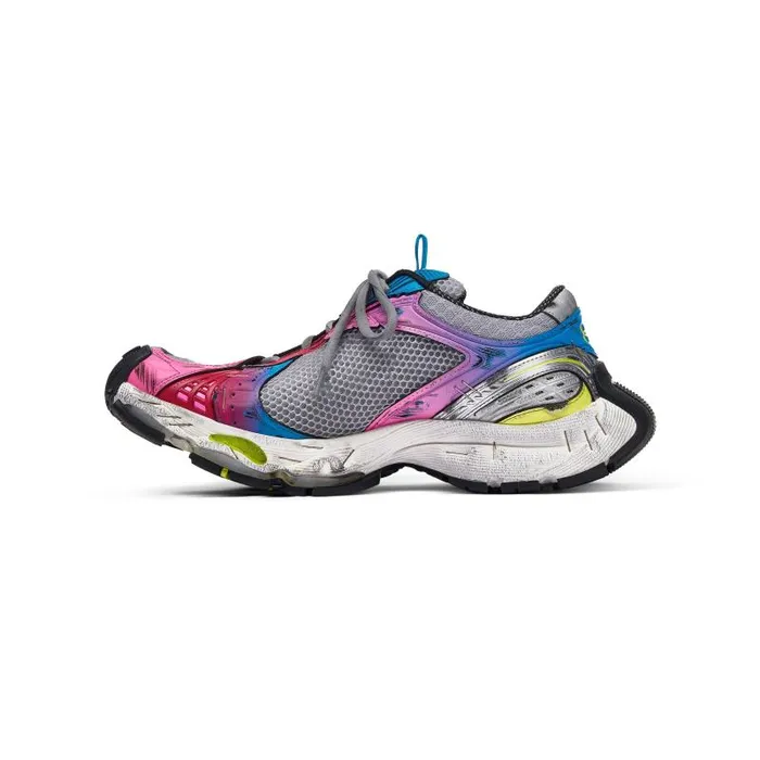 Balenciaga Sneakers Women Women039s Stapler Sneaker In Greybluepinkneon Yellowwhite Greybluepinkneon Yellowwhite Balenciaga Sneakers Women Women039s Stapler Sneaker In Greybluepinkneon Yellowwhite Greybluepinkneon Yellowwhite