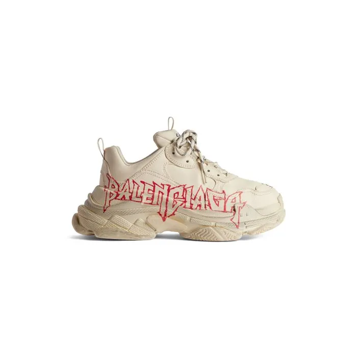 Balenciaga Sneakers Women Women039s Triple S Sneaker Diy Metal In Whiteredblack Whiteredblack Balenciaga Sneakers Women Women039s Triple S Sneaker Diy Metal In Whiteredblack Whiteredblack