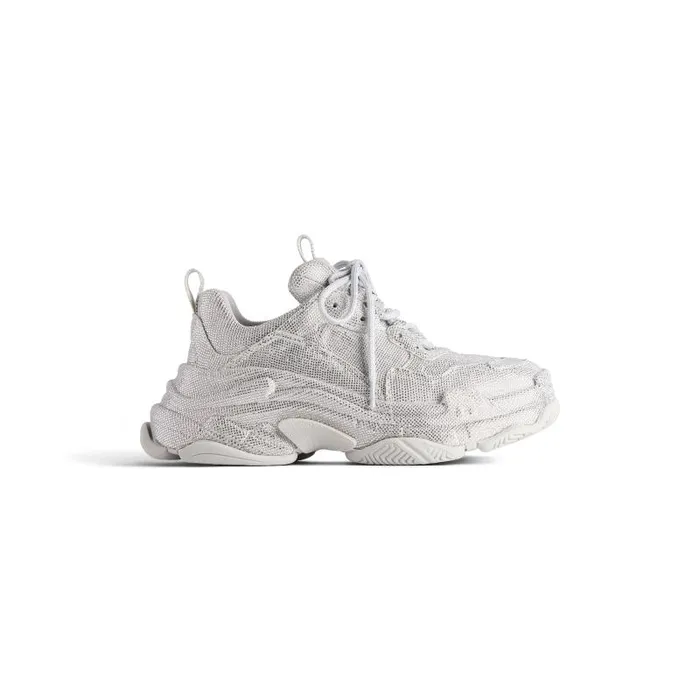 Balenciaga Sneakers Women Women039s Triple S Sneaker With Rhinestones In Light Grey Light Grey Balenciaga Sneakers Women Women039s Triple S Sneaker With Rhinestones In Light Grey Light Grey