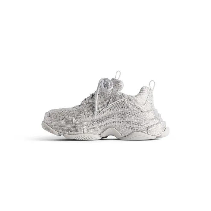 Balenciaga Sneakers Women Women039s Triple S Sneaker With Rhinestones In Light Grey Light Grey Balenciaga Sneakers Women Women039s Triple S Sneaker With Rhinestones In Light Grey Light Grey