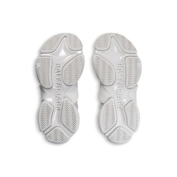 Balenciaga Sneakers Women Women039s Triple S Sneaker With Rhinestones In Light Grey Light Grey Balenciaga Sneakers Women Women039s Triple S Sneaker With Rhinestones In Light Grey Light Grey