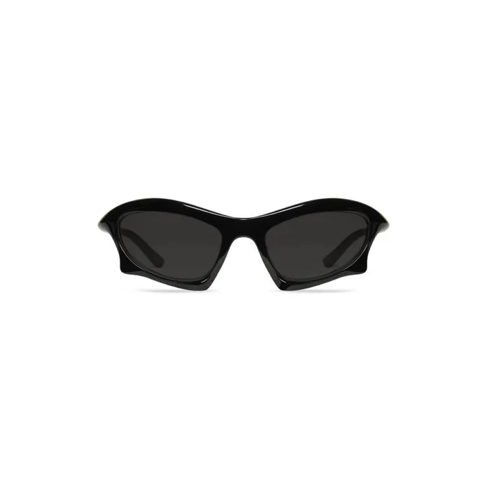 Balenciaga Sunglasses WomenMen Bat Rectangle Sunglasses In Black Black