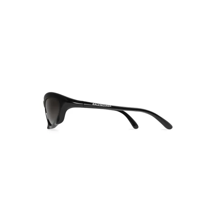 Balenciaga Sunglasses WomenMen Bat Rectangle Sunglasses In Black Black Balenciaga Sunglasses WomenMen Bat Rectangle Sunglasses In Black Black