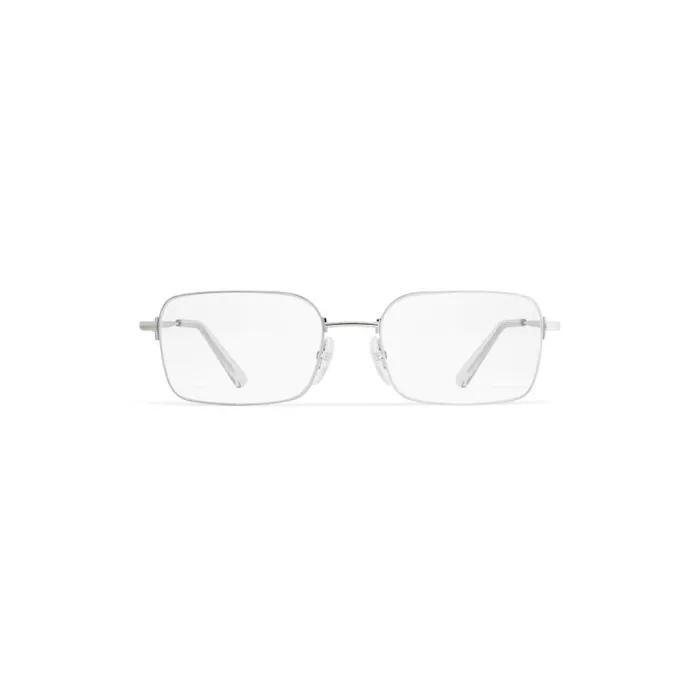 Balenciaga Sunglasses WomenMen Invisible Rectangle Sunglasses In Silver Silver Balenciaga Sunglasses WomenMen Invisible Rectangle Sunglasses In Silver Silver