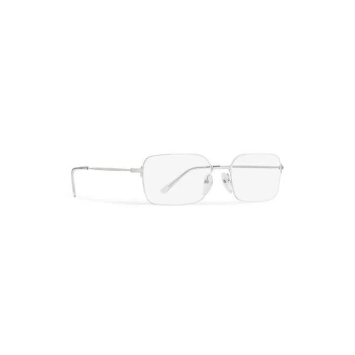 Balenciaga Sunglasses WomenMen Invisible Rectangle Sunglasses In Silver Silver Balenciaga Sunglasses WomenMen Invisible Rectangle Sunglasses In Silver Silver