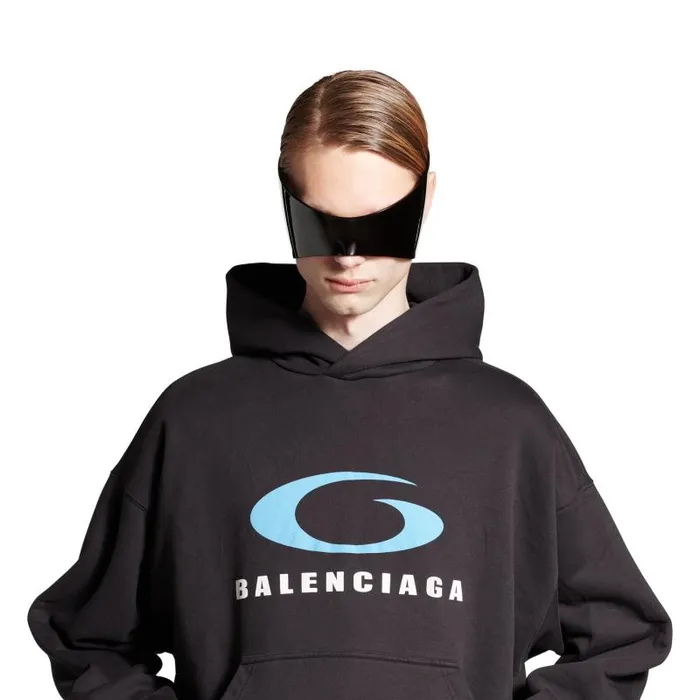 Balenciaga Sweatshirts and Hoodies Men Men039s Loop Sports Icon Hoodie Medium Fit In Black Black Balenciaga Sweatshirts and Hoodies Men Men039s Loop Sports Icon Hoodie Medium Fit In Black Black