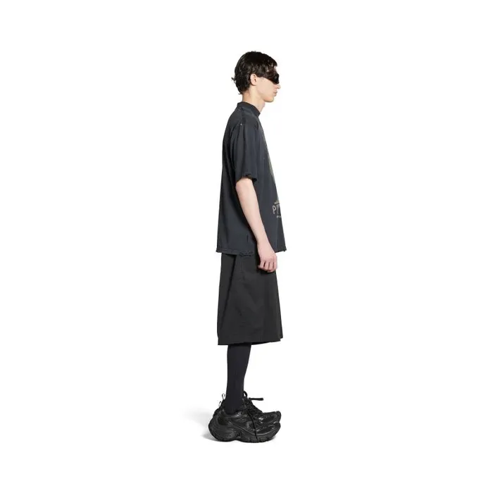 Balenciaga Tshirts WomenMen Paris Liberty Tshirt Medium Fit In Black Black Balenciaga Tshirts WomenMen Paris Liberty Tshirt Medium Fit In Black Black
