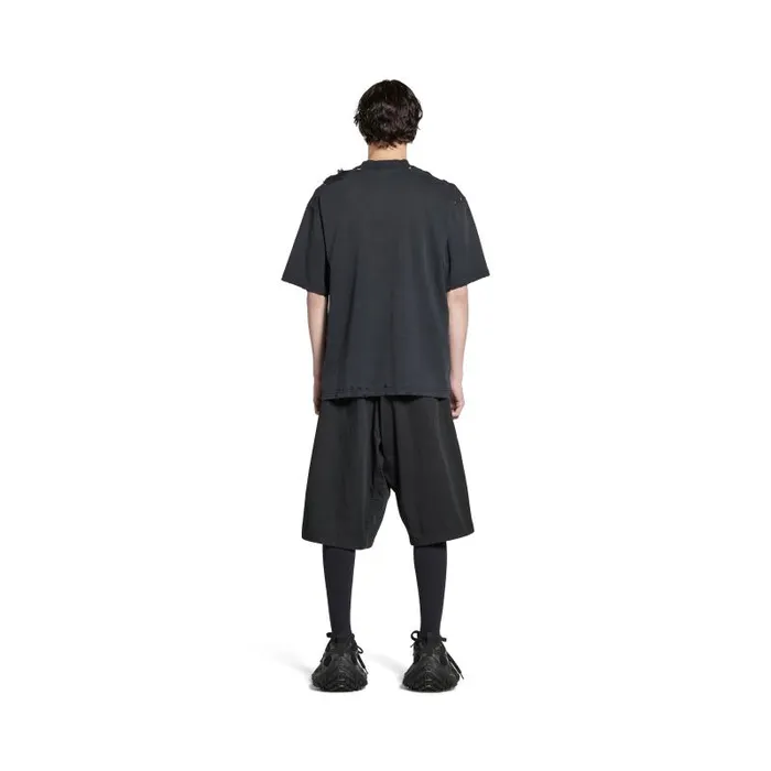 Balenciaga Tshirts WomenMen Paris Liberty Tshirt Medium Fit In Black Black Balenciaga Tshirts WomenMen Paris Liberty Tshirt Medium Fit In Black Black