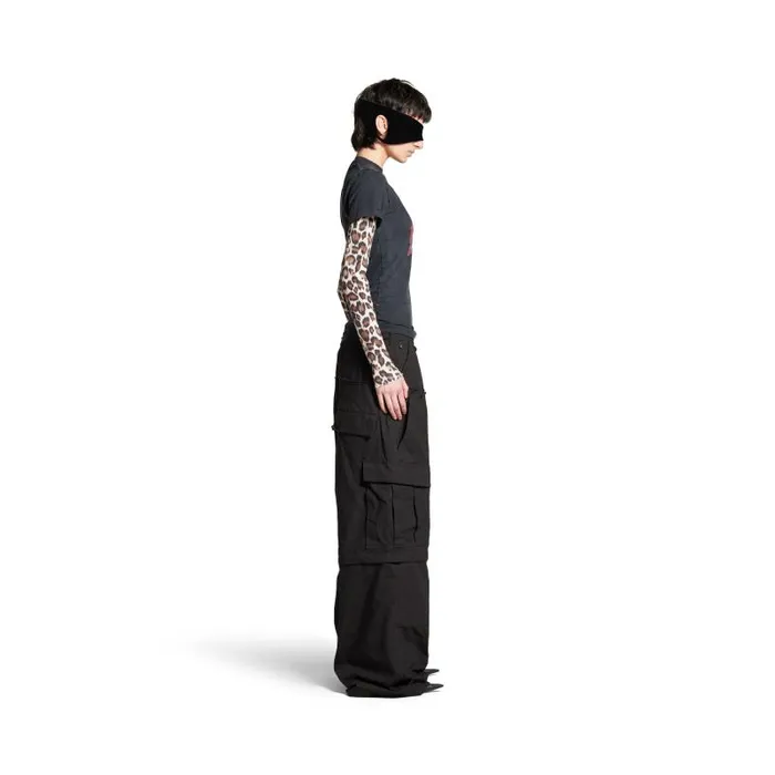 Balenciaga Tshirts Women Women039s Planet Earth Double Sleeve Tshirt In Black Black Balenciaga Tshirts Women Women039s Planet Earth Double Sleeve Tshirt In Black Black