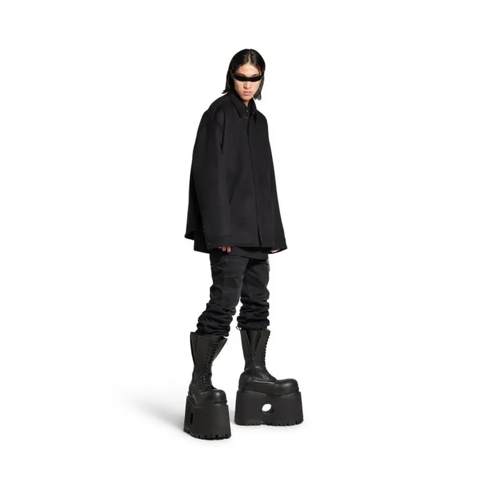 Balenciaga Tops and Shirts Men Men039s Padded Shirt In Black Black