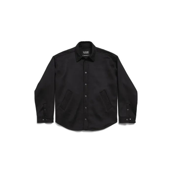 Balenciaga Tops and Shirts Men Men039s Padded Shirt In Black Black Balenciaga Tops and Shirts Men Men039s Padded Shirt In Black Black
