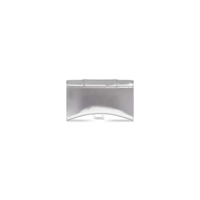 Balenciaga Wallets On Chain Women Women039s Hourglass Wallet On Chain Mirror Effect In Silver Silver Balenciaga Wallets On Chain Women Women039s Hourglass Wallet On Chain Mirror Effect In Silver Silver