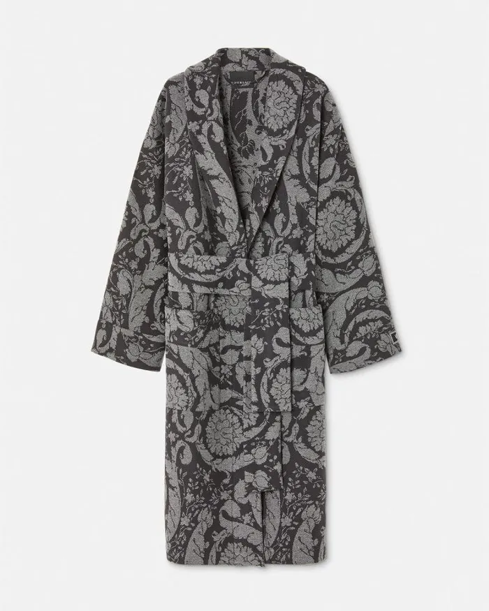 Barocco Robe Print WomenMen Versace Loungewear and Pajamas