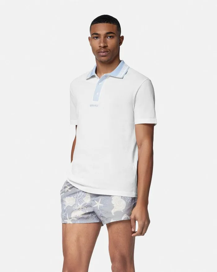 Barocco Sea Swim Shorts Blueprint Men Versace Swimwear
