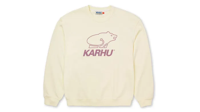 Basic Logo Sweatshirt Marshmallow Lilas Men Karhu Sweatshirts
