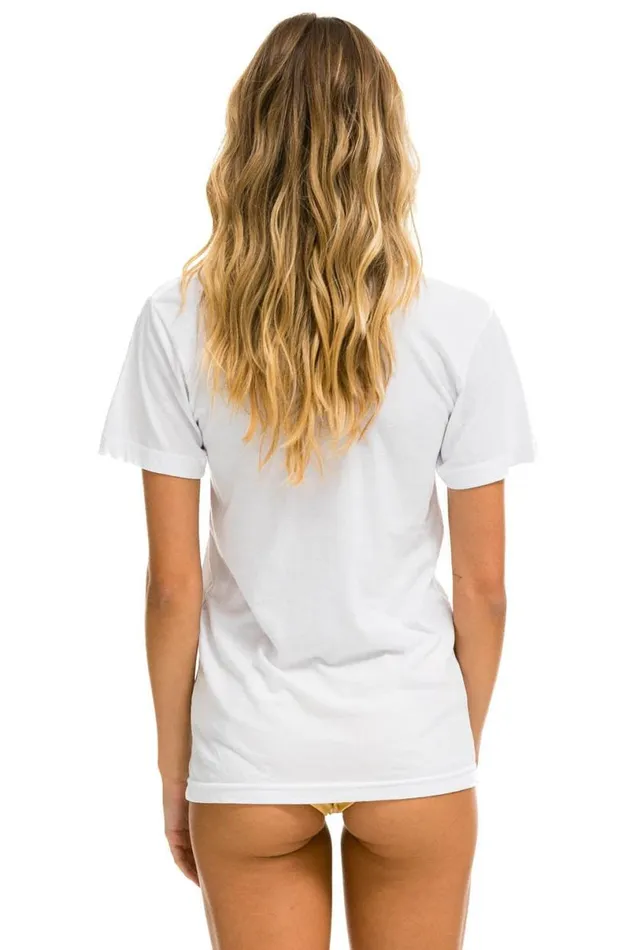 Basic Tee 8211 White WomenMen Aviator Nation Tees