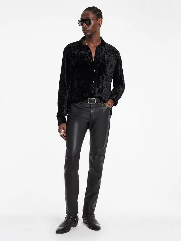 BATIK SHIRT Black Men John Varvatos Shirts