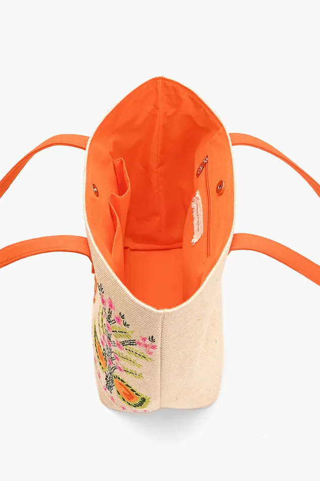 Beach Bags Pineapple Embellished Tote 8211 America and Beyond Women