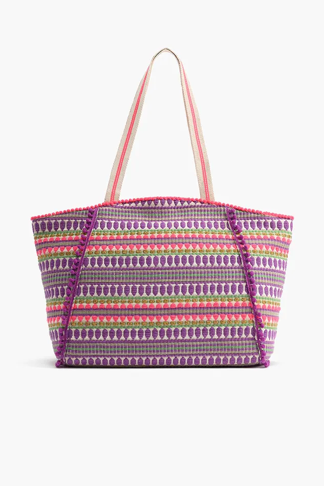 Beach Bags Rosebloom Butterfly Beaded Tote 8211 America and Beyond Women