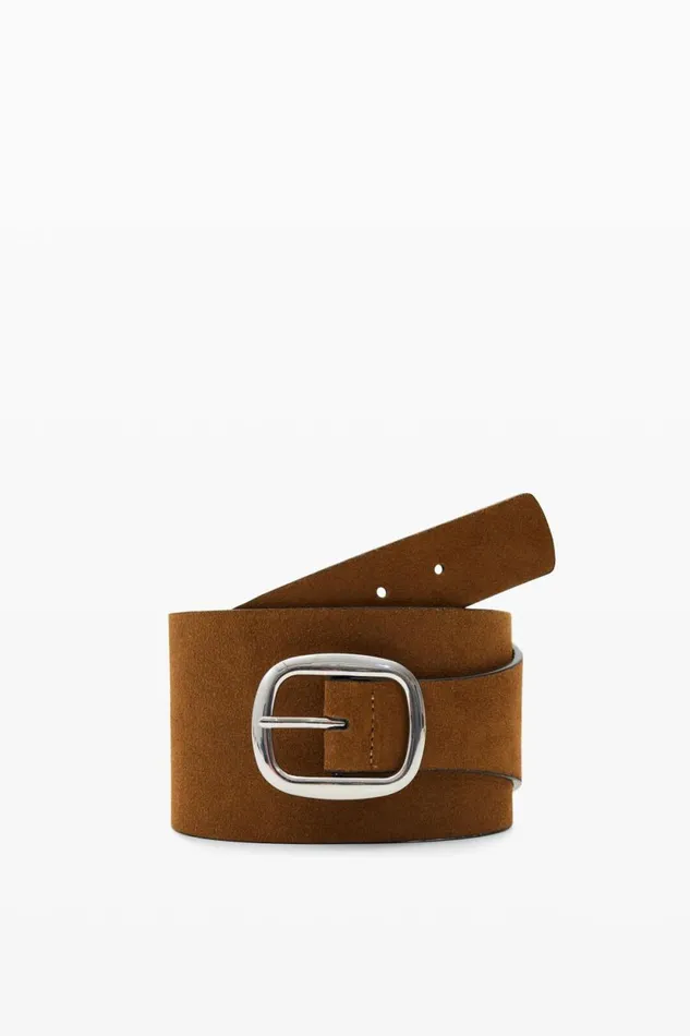 Belts Women Desigual Splitleather Belt Brown