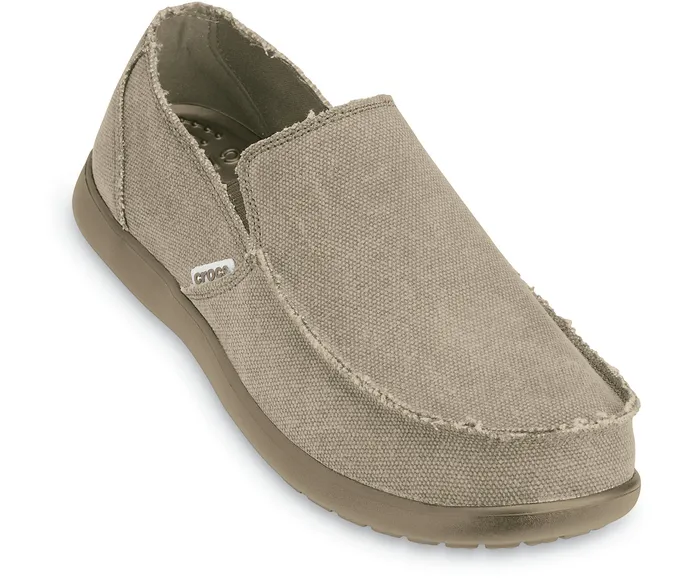 Big and Tall 14 Men Crocs Santa Cruz SlipOn Khaki Khaki