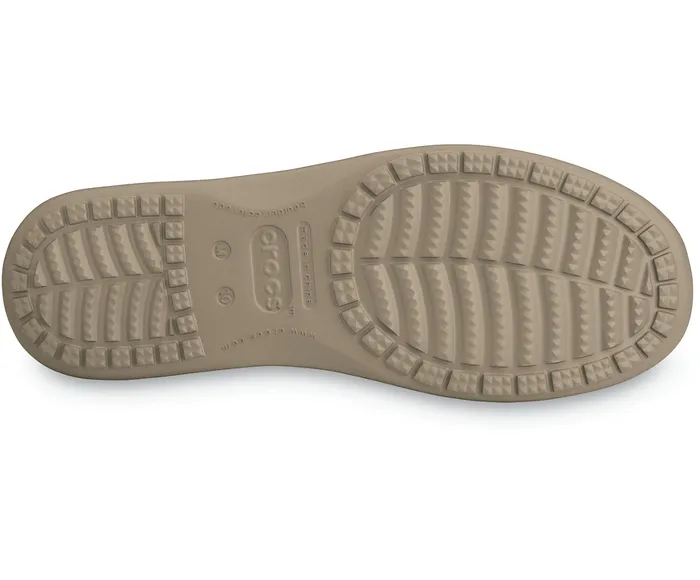Big and Tall 14 Men Crocs Santa Cruz SlipOn Khaki Khaki