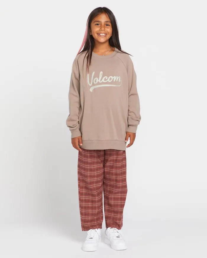 Big Girls Truly Stokin Pullover Hoodie 8211 Moondust Kids Volcom Hoodies and Sweatshirts Big Girls Truly Stokin Pullover Hoodie 8211 Moondust Kids Volcom Hoodies and Sweatshirts