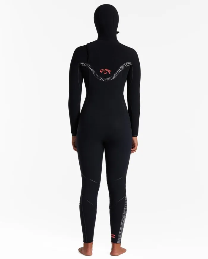 Billabong 54 Furnace Chest Zip Hooded Wetsuit Midnight Trails Womens Wetsuits Billabong 54 Furnace Chest Zip Hooded Wetsuit Midnight Trails Womens Wetsuits