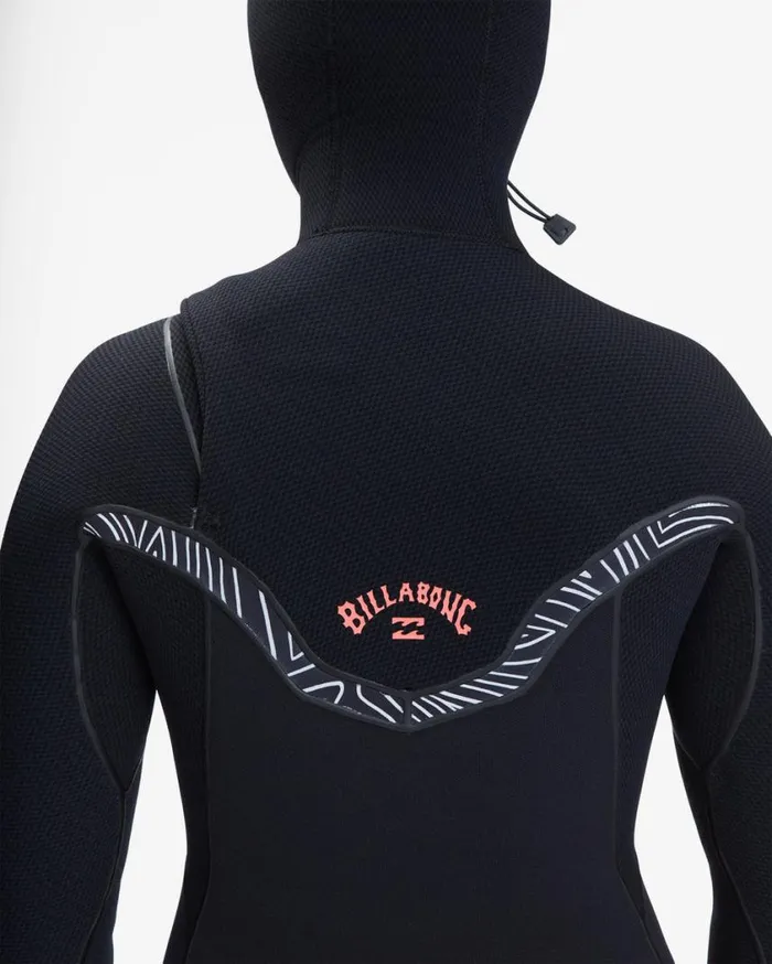 Billabong 54 Furnace Chest Zip Hooded Wetsuit Midnight Trails Womens Wetsuits Billabong 54 Furnace Chest Zip Hooded Wetsuit Midnight Trails Womens Wetsuits