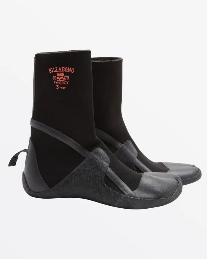 Billabong 5 Synergy Hidden Split Toe Wetsuit Boots Black Womens Wetsuits Billabong 5 Synergy Hidden Split Toe Wetsuit Boots Black Womens Wetsuits
