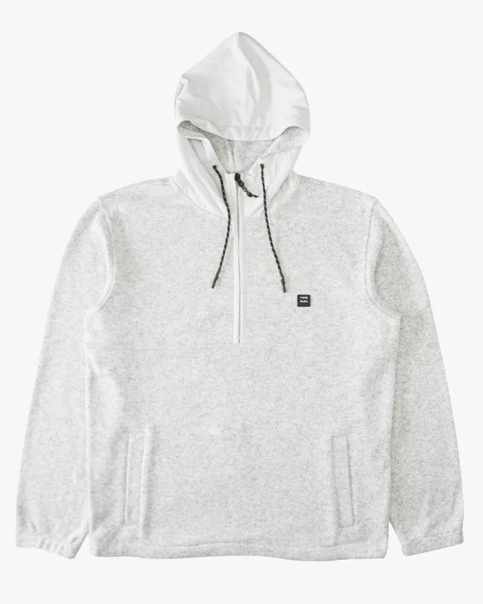 Billabong ADiv Boundary Hooded HalfZip Pullover Grey Heather Mens Hoodies and Fleece Billabong ADiv Boundary Hooded HalfZip Pullover Grey Heather Mens Hoodies and Fleece