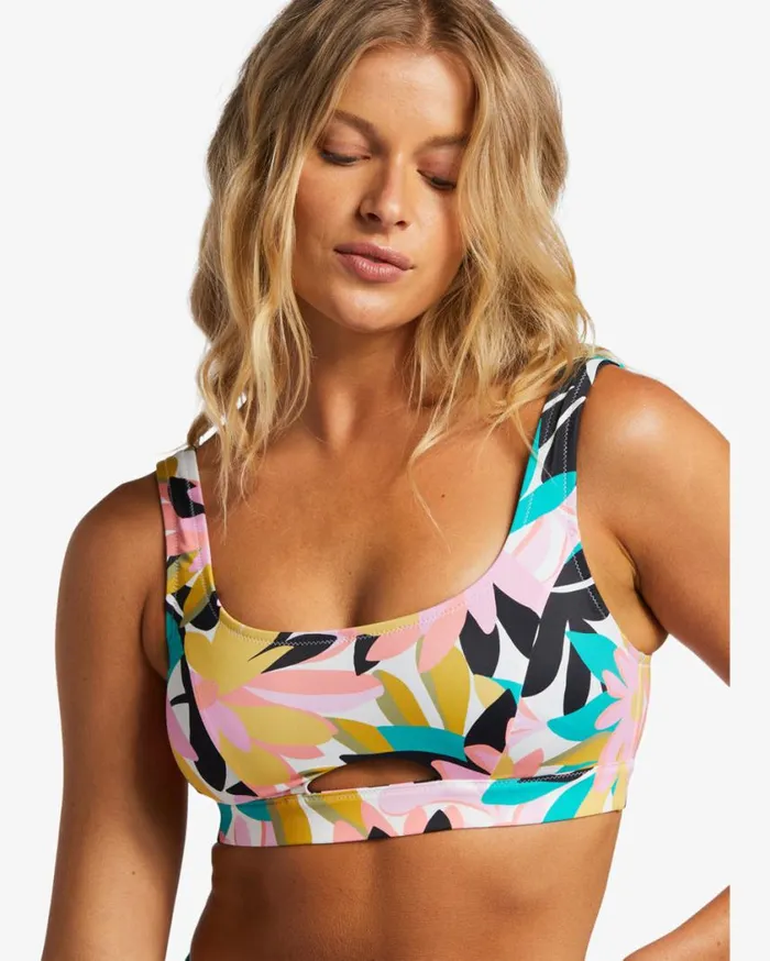 Billabong ADiv Full Tank Upf 50 Bikini Top Black Multi 3 Womens Bikinis Billabong ADiv Full Tank Upf 50 Bikini Top Black Multi 3 Womens Bikinis
