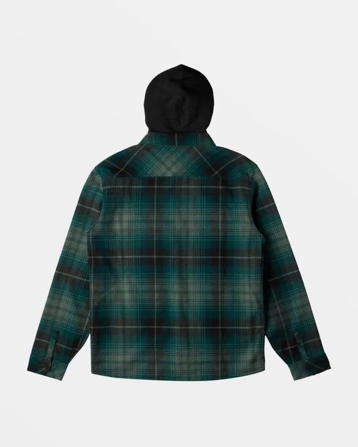 Billabong ADiv Furnace Bonded Flannel Shirt Forest Green Mens Shirts Billabong ADiv Furnace Bonded Flannel Shirt Forest Green Mens Shirts