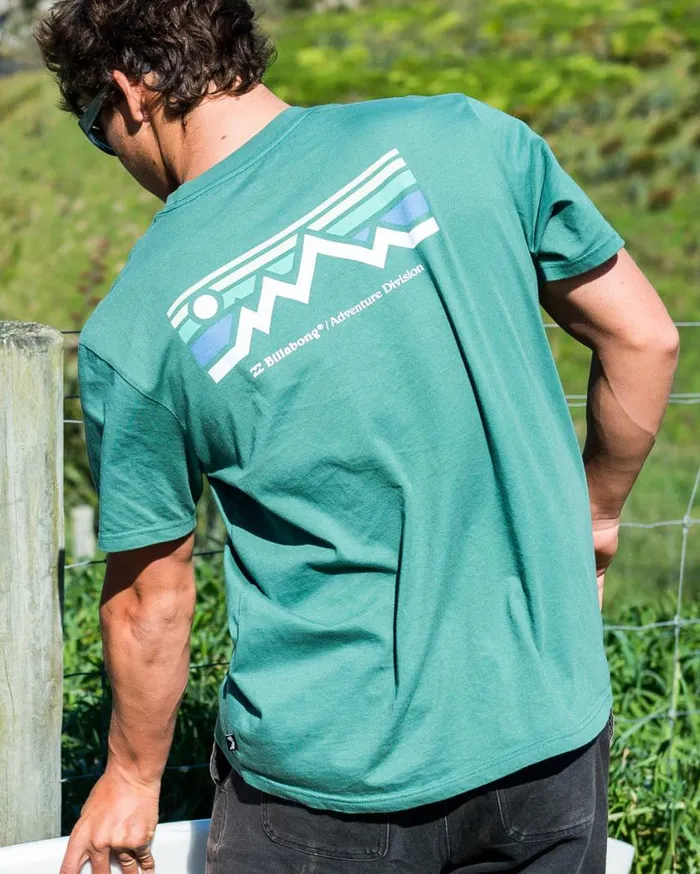 Billabong ADiv Length Short Sleeve TShirt Jungle Mens TShirts