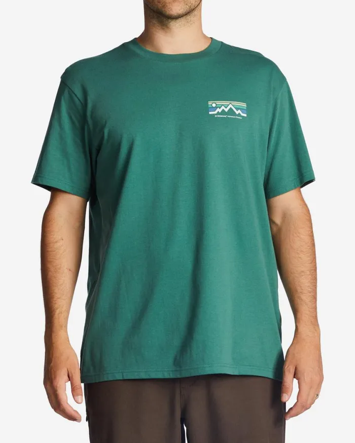 Billabong ADiv Length Short Sleeve TShirt Jungle Mens TShirts Billabong ADiv Length Short Sleeve TShirt Jungle Mens TShirts
