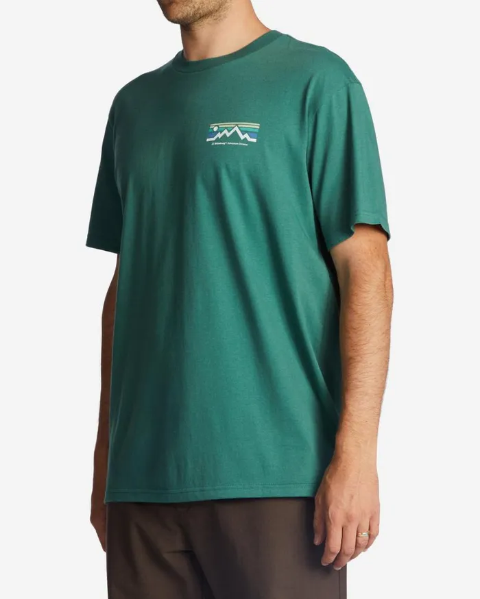Billabong ADiv Length Short Sleeve TShirt Jungle Mens TShirts Billabong ADiv Length Short Sleeve TShirt Jungle Mens TShirts