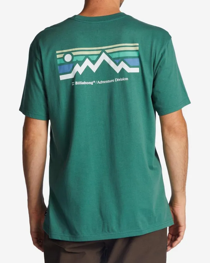 Billabong ADiv Length Short Sleeve TShirt Jungle Mens TShirts Billabong ADiv Length Short Sleeve TShirt Jungle Mens TShirts