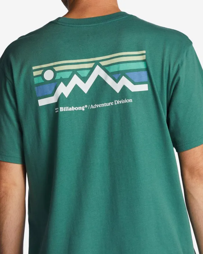 Billabong ADiv Length Short Sleeve TShirt Jungle Mens TShirts Billabong ADiv Length Short Sleeve TShirt Jungle Mens TShirts